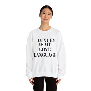 Endearments Love Language Unisex Heavy Blend™ Crewneck Sweatshirt