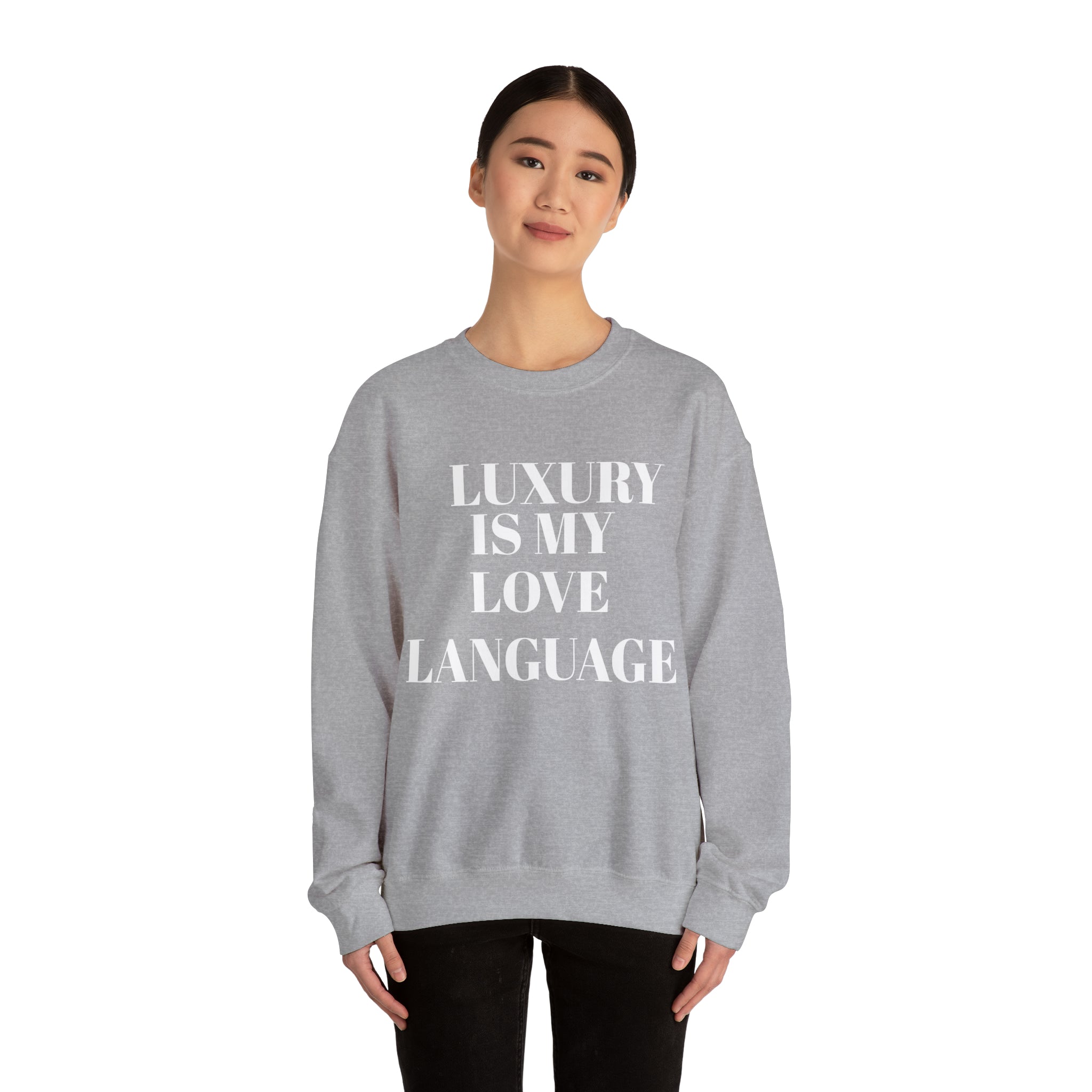 Endearments Love Language Unisex Heavy Blend™ Crewneck Sweatshirt